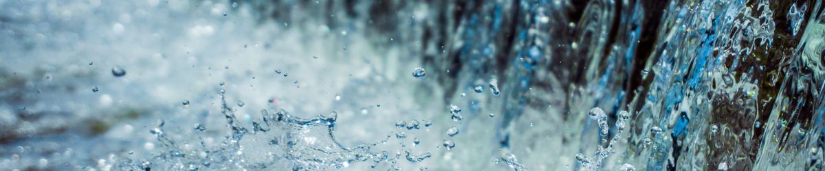 Water Drops from Stream of Water